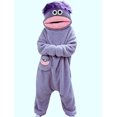thumbnail image 4 of Funny Big Mouth Monster Onesie Green Halloween Cosplay Costume, 4 of 12
