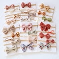 thumbnail image 2 of 5 unids/set de diadema de lazo para bebé, diademas de nailon, bandas de pelo de algodón para niños y niñas, diadema suave, accesorios para el cabello para recién nacidos, niño pequeño Tan Jianjun unisex, 2 of 2