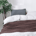 thumbnail image 5 of Bourina Rhombus Brown Throw Blanket for Couch, Suitable for Adult, Soft and Lightweight, 50"⨉60", 5 of 6