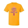 thumbnail image 2 of Keep Calm and Fight On Breast Cancer Awareness Men's Graphic T-Shirt, Gold, 3XL, 2 of 3