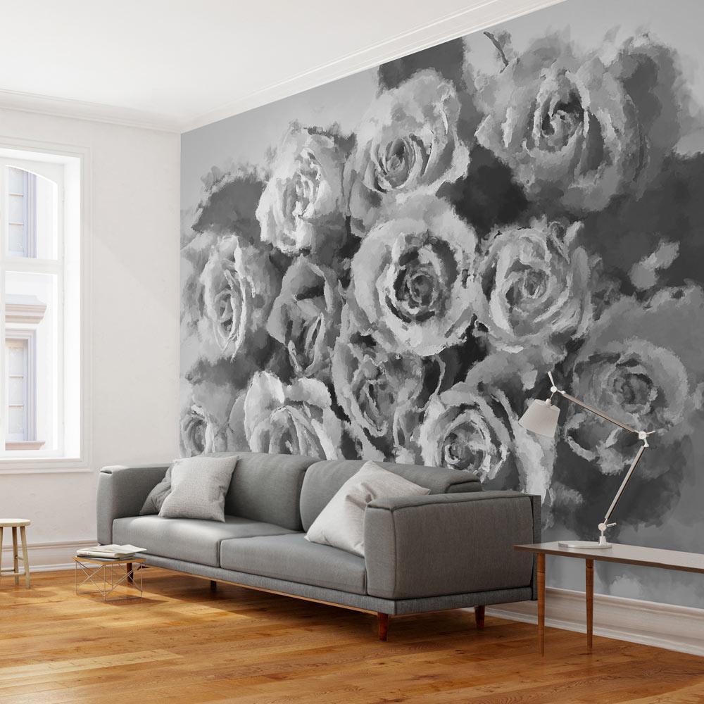Tiptophomedecor Floral Wallpaper Wall Mural A Dozen Roses