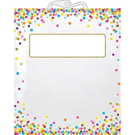 Hanging Storage Bag Confetti Pattrn - 12 Each