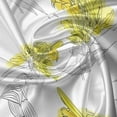 thumbnail image 5 of Ambesonne Floral Window Valance, Lily Flowers Sketch Art, 54" X 18", Yellow Grey, 5 of 5