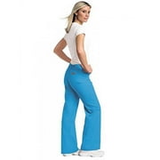 Landau Women's 9502 Urbane Relaxed Drawstring Pant Riviera Blue XL Tall