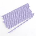 thumbnail image 1 of Weddingstar 9663-04 Sippers Small White Polka Dot Paper Straws  Lavender, 1 of 1