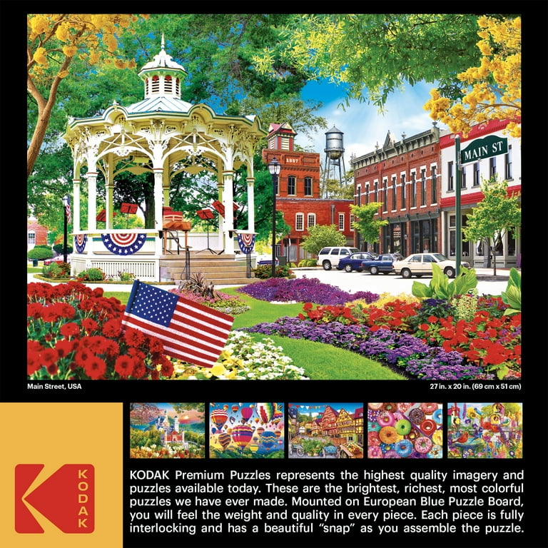 Cra-Z-Art Kodak 1000-Piece Main Street USA Adult Jigsaw Puzzle