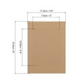 thumbnail image 2 of Uxcell Paper Photo Frame, Cardboard Picture Frames with Clip & String, DIY Photo Hanging Display for Home Office Decor Brown, 2 of 7