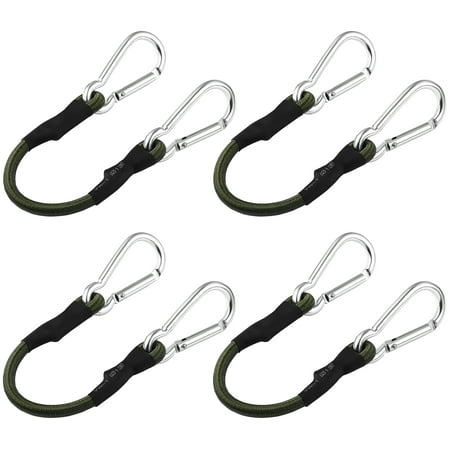 

Bungee Cord Cords Straps Carabiner Strap Lashing Clip Tie Elastic Outdoor Luggage Duty Downs Hooks Rope Rubber