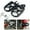 black, variant on CNC Billet Wide Foot Pegs Pedals for Suzuki RM125 RM250 RMX 250 S R DRZ400 DRZ400S DRZ400E