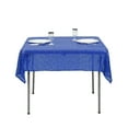 thumbnail image 4 of BalsaCircle 54" x 54" Square Sequined Tablecloth Wedding Party Catering Linens Royal Blue, 4 of 6