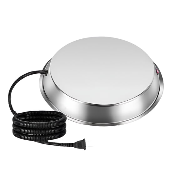 HIBIBUD 2026 New 110W Chicken Waterer Heater with Thermostat 9.8Ft Cord Freezing Prevention Energy-Efficient Us Plug Water Heating Tool