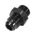 thumbnail image 1 of Sistema de conector adaptador de rosca externa AN6 con junta tórica ORB-6 universal negro para coche, 1 of 9