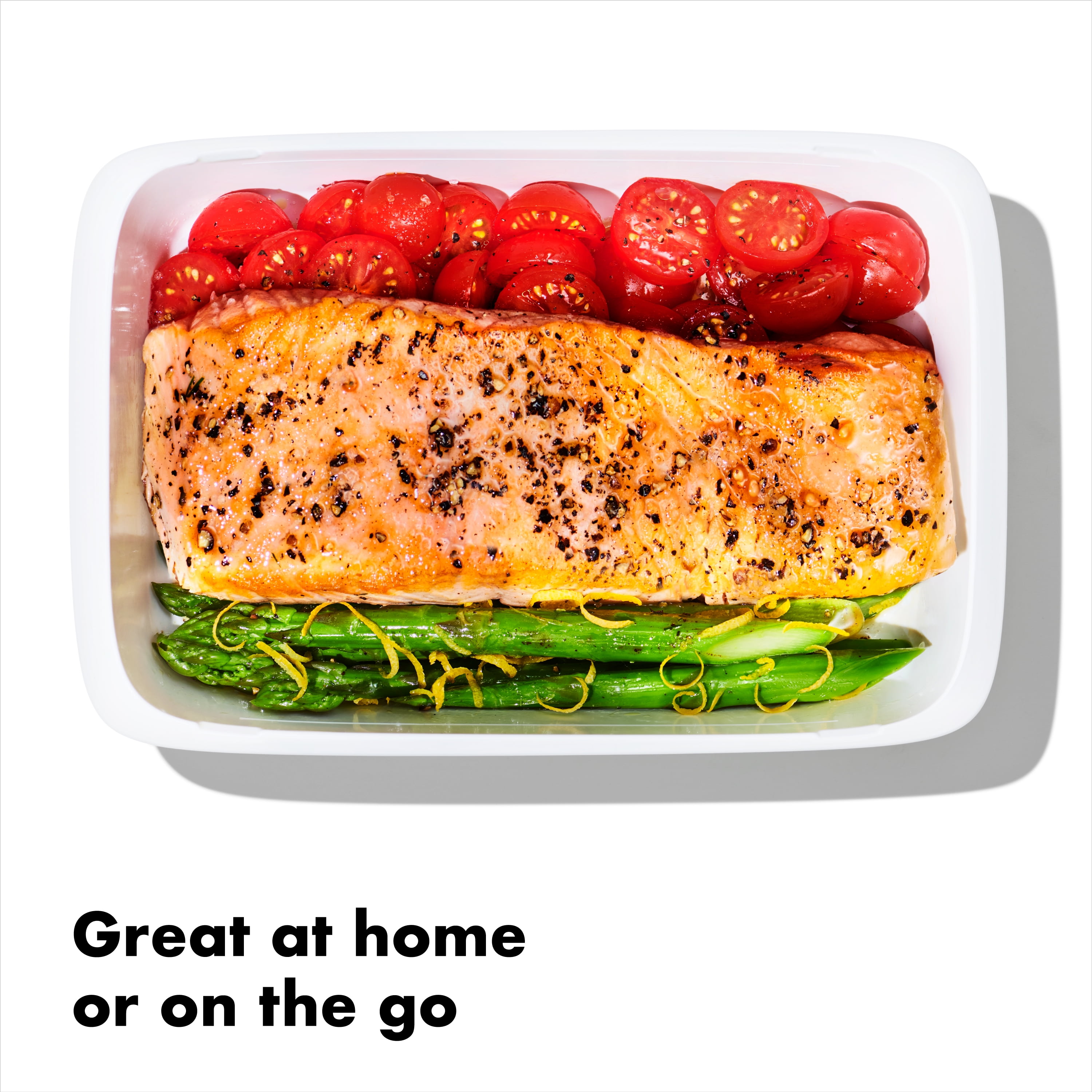 OXO Prep & Go 5-Cup Leakproof Lunch Container, Reusable Food Storage Container for Meal Prep, Work, School and On-the-Go Meals, Teal