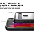 thumbnail image 3 of ATTOE for TCL 10L Case,TCL 10 Lite Case with HD Screen Protector [2PCS], Full-Body Protective Slim 2 in 1Cover Case, Clear Back Shockproof Bumper Case for TCL 10L 6.53" KS-Black, 3 of 7