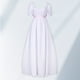 thumbnail image 4 of Vestido elegante estilo renacentista medieval Vintage para mujer con cinturón traje de vacaciones, 4 of 7