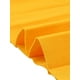 thumbnail image 5 of Vestido de verano midi con cuello asimétrico y dobladillo plisado, mangas cortas con volantes, color amarillo, 5 of 6