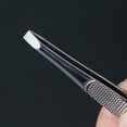 thumbnail image 3 of Tweezers for Eyebrows Steel Slanted Hair Tweezers Eyebrows Plucking Beauty Tool Eyebrow Tweezers Make Up Accessories, 3 of 8