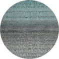 thumbnail image 2 of Addison Rugs Mayfield Premium Machine Washable Transitional Abstract Teal Round Rug, 8' x 8', 2 of 6
