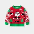 thumbnail image 6 of XEGLSBU Christmas Sweater for Boys 12-14 Dinosaur Boys Sweater Soft Knit Pullover Top Cozy Winter Wear for Kids Festive Holiday Outfit Dino Themed 2-Red Size 4-5 Years, 6 of 6