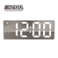 thumbnail image 1 of Reloj Despertador Digital, Espejo LED, Relojes Electrónicos, Pantalla De Temperatura, Multifuncional, 2 Modos De Energía Para Dormitorio, 1 of 7