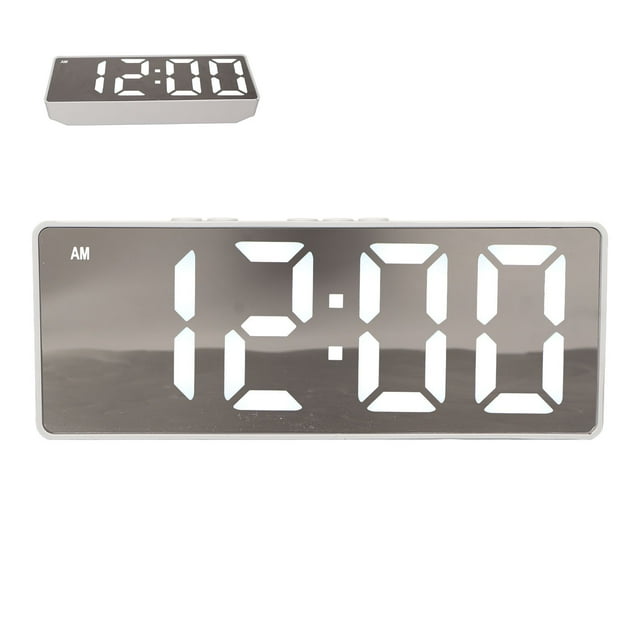 Reloj Despertador Digital, Espejo LED, Relojes Electrónicos, Pantalla De Temperatura, Multifuncional, 2 Modos De Energía Para Dormitorio