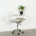 thumbnail image 3 of VIVO White Floating Wall Mounted Storage Shelf | Wall Hanging Desk Drawer, 3 of 8