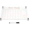 thumbnail image 4 of LEEYNEERTransparent Acrylic Dry Erase Board for Desk Weekly Planner Fridge Calendar 1, 4 of 8
