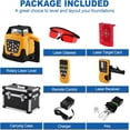 Iglobalbuy Self Leveling Rotary Laser Level System Kit with Surveying