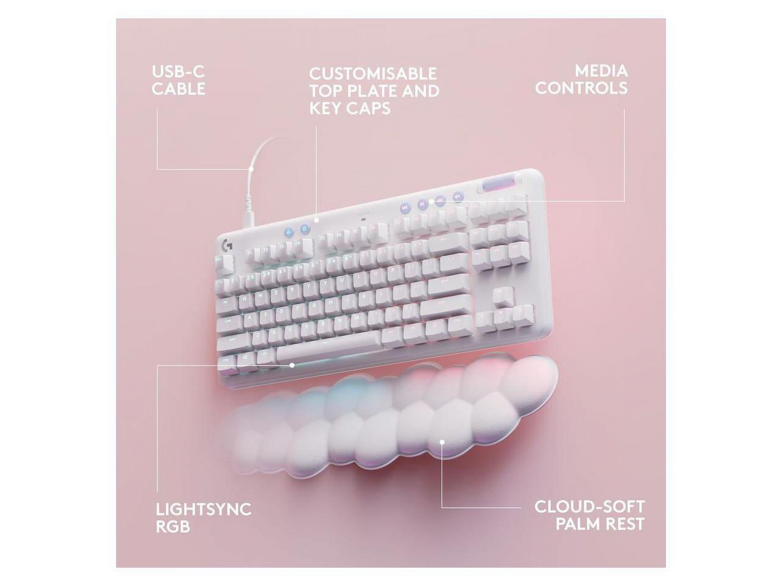 Logitech G713 Mechanical Gaming Keyboard, Clicky Blue Switches photo 2