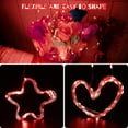 thumbnail image 4 of 13.1FT Fairy Lights Battery Operated , Waterproof 40 LED String Lights Outdoor Indoor, Twinkle Lights for Bedroom Home DIY Wedding Birthday Christmas Parties Centerpiece (Red）, 4 of 9
