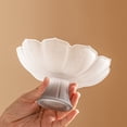 thumbnail image 3 of Fruit Bowl Footed Bowl Lotus Shaped Fruit Bowl Snack Candy Nut Serving Tray Dessert Display Stand Offering Bowl for Home Appetizer Plates Dessert Bowl, 3 of 7