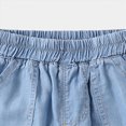 thumbnail image 7 of 18-24 Months Infant Baby Denim Jogger Pants,Kids Elastic Waist Lightweight Trousers with Pockets,Summer Fall Breathable Casual Pants for 3 6 9 12 18 Months 2T 3T 4T Toddler,Light Blue, 7 of 7
