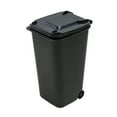 thumbnail image 4 of Transemion Plastic Waste Bins With Lid - Durable And Practical Suitable For All Ages Small And Exquisite black 5Set, 4 of 6