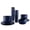 Navy Blue, variant on Mainstays 30-Piece Plastic Etched Pears Pattern Dinnerware Bundle Set, Green