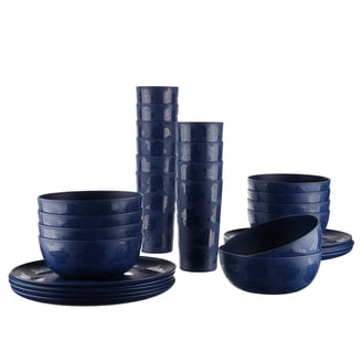 ハロウィン★食器set Mainstays 30-Piece Plastic Etched Halloween Bat Pattern Dinnerware