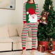 thumbnail image 5 of Conjunto de pijama navideño, parte superior e inferior, camisetas de dormir, ropa de dormir familiar a juego para Navidad Mujer Talla S, 5 of 8
