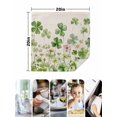 thumbnail image 5 of nqOlkjepod Green Lucky Clovers Cloth Napkins Set of 4 Reusable Dinner Napkins, Spring Floral Summer Botanical Cocktail Napkin Washable Table Napkins for Wedding/Holiday Party/Baby Shower 20"x20", 5 of 8