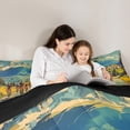 thumbnail image 5 of Feelyou Est Cycling Sleep Full Size Comforter Sets for Teen, Western Farmhouse Bedding Comforter Set, Outdoor Sports Theme Reversible Bedding Sets, Super Cozy Room Decor, 3-Piece, 5 of 8