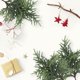 thumbnail image 1 of 2 ramas artificiales de cedro | Tallos verdes navideños de 39 cm con hojas de plástico | Ramitas flexibles con alambre para crear coronas navideñas y decoraciones navideñas, 1 of 4