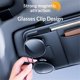 thumbnail image 5 of Car Visor Organizer, Premium Leather Sunglasses & Card Holder for Cars, Registration/Insurance Slot, Credit Card Pockets, Automotive Interior Organizer for Car Sun Visor (Black Leather), 5 of 5