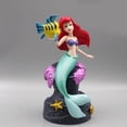 thumbnail image 1 of figuras de acción de La Sirenita Ariel, juguetes románticos, la princesa Ariel, colección de habitaciones, escultura de coche, regalo para niños, 1 of 4