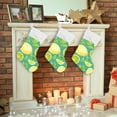 thumbnail image 7 of Coolnut 17.7 Inch Christmas Stockings, 1 PCS Lemon Presonalized Large Stocking Sock for Family Holiday Xmas Party Decorations, 7 of 7