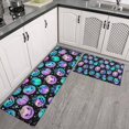 thumbnail image 2 of Colorful Halloween Pumpkins Pattern Kitchen Rugs Sets Of 2,Anti Fatigue Kitchen Mat Rugs Non Slip Washable,Decorative Kitchen Floor Mats for Kitchen,Sink,Laundry,17"x30"+17"x47", 2 of 7
