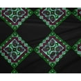 thumbnail image 4 of oneOone Polyester Lycra Green Fabric Geometric & Paisley Block Sewing Material Print Fabric By The Yard 56 Inch Wide, 4 of 4