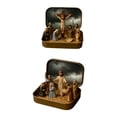 thumbnail image 4 of Lilixerw Mini Christmas Nativity Set in Tin Box,Portable Pocket Religious Gift,Hand-Painted Resin Holy Family Figurines,for Home,Office,Travel,Tabletop,Mantel, 4 of 4