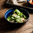 thumbnail image 2 of Ceramic Salad Bowl, Blue Serving Bowl, Soup Bowls Microwave Safe-800ml, 2 of 7