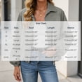 thumbnail image 3 of Chiccall Jackets for Women Fall Winter Fashion Long Sleeve Coats Casual Lapel Full Zip Up Bomber Jacket with Pockets Gray 2XL, 3 of 9