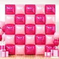 thumbnail image 1 of Kit de globos de aluminio de pared FEYG, rosa intenso, 48 cm, para fiestas, 1 of 8