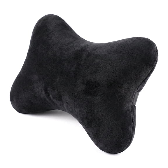 Damkogic Memory Foam Car Neck Pillow for Travel – 100% Cotton Removable Cover, Adjustable Strap, Neck Pain Relief, Universal Fit for Car Truck SUV