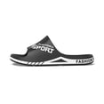 thumbnail image 6 of Men Solid Shower Home Non Breathable Soft Sole Slipper (Black 39), 6 of 8
